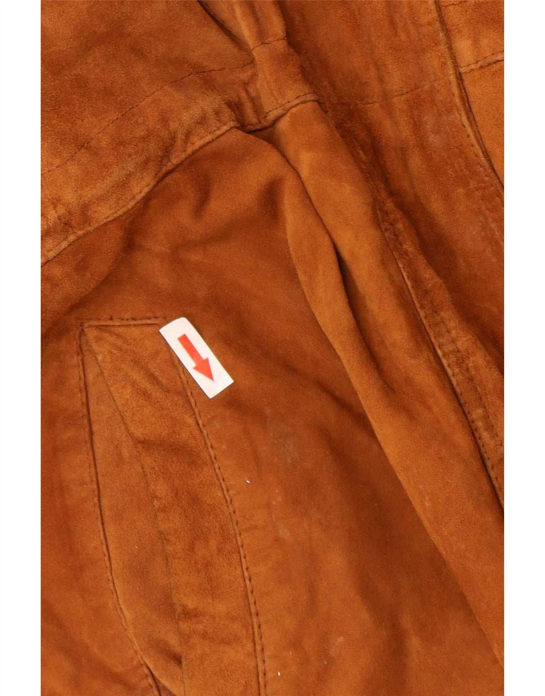 Vintage γυναικείο σουέτ πανωφόρι UK 16 Large Brown