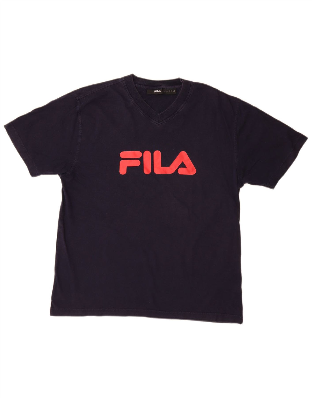 Ανδρικό γραφικό T-Shirt FILA Top Medium Navy Blue από βαμβάκι