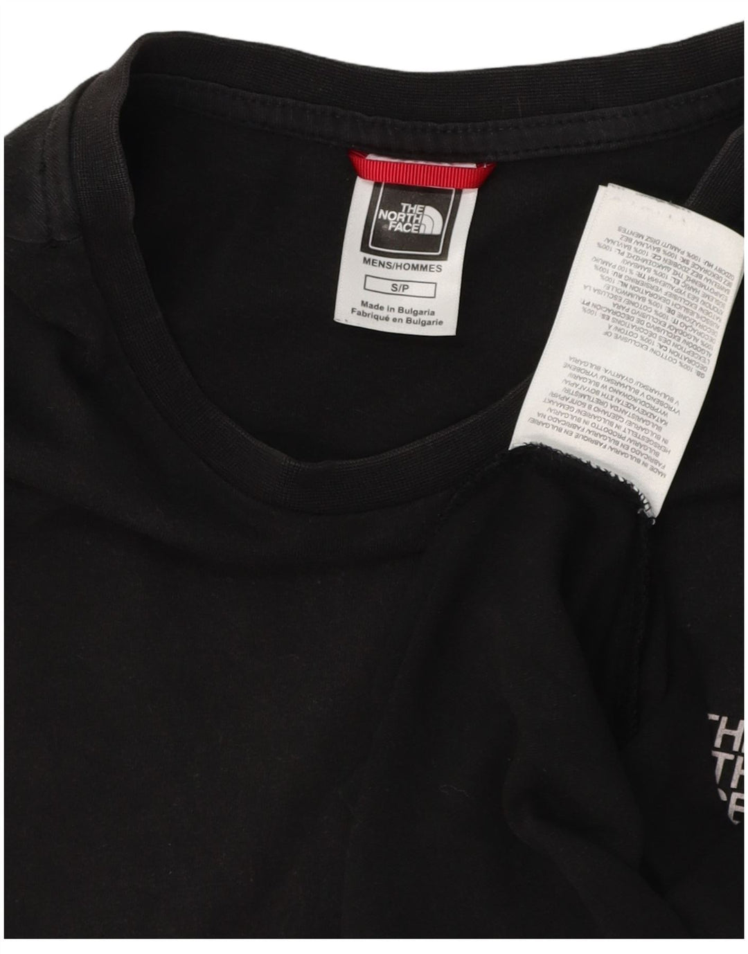THE NORTH FACE Ανδρικό T-Shirt Top Μικρό μαύρο βαμβακερό