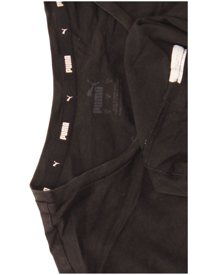 Puma Γυναικείο T-Shirt Top UK 10 Small Black