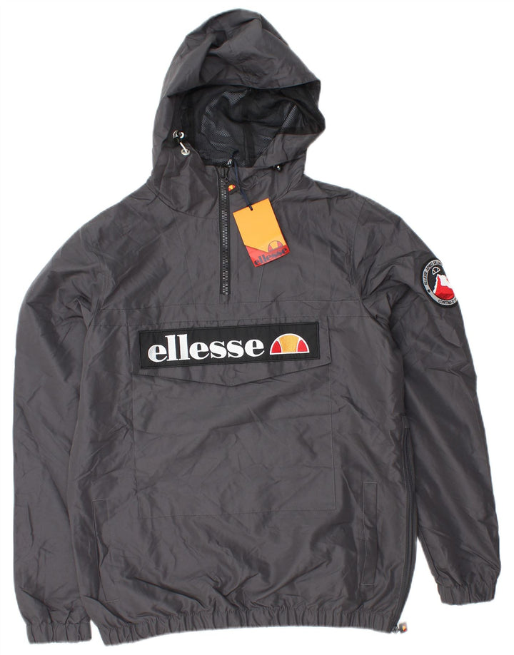 Ανδρικό μπουφάν βροχής με κουκούλα ELLESSE UK 36 Small Grey
