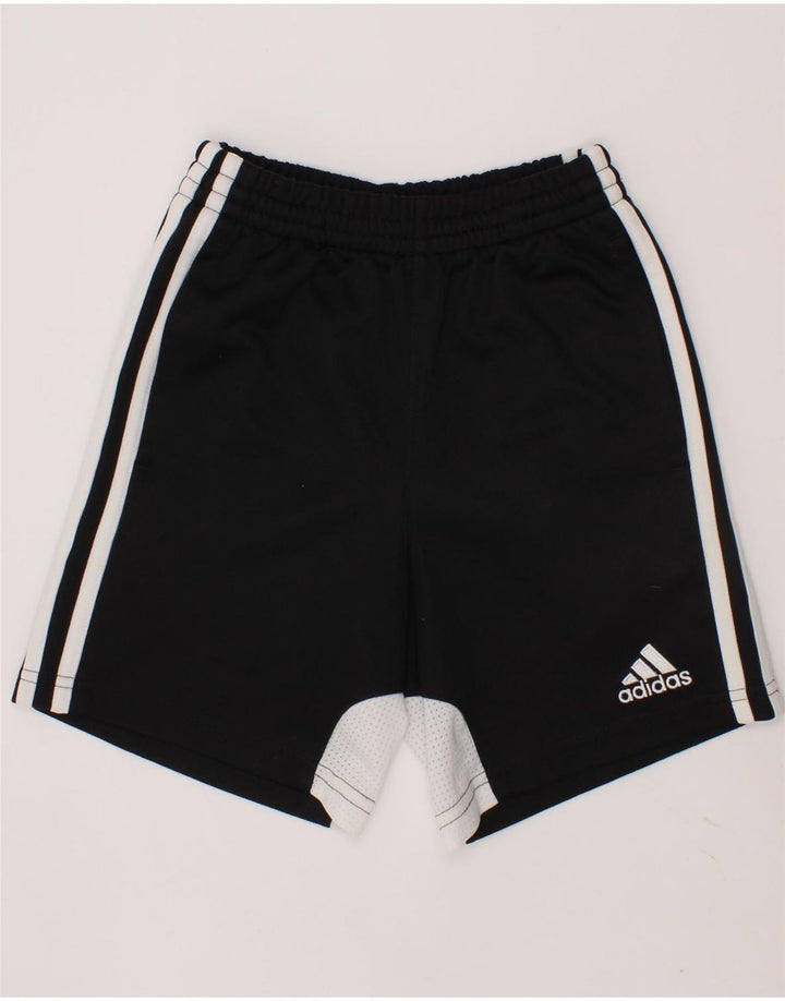 ADIDAS Boys Climacool Graphic Sport Shorts 5-6 Years Black Polyester Vintage Adidas and Second-Hand Adidas from Messina Hembry 