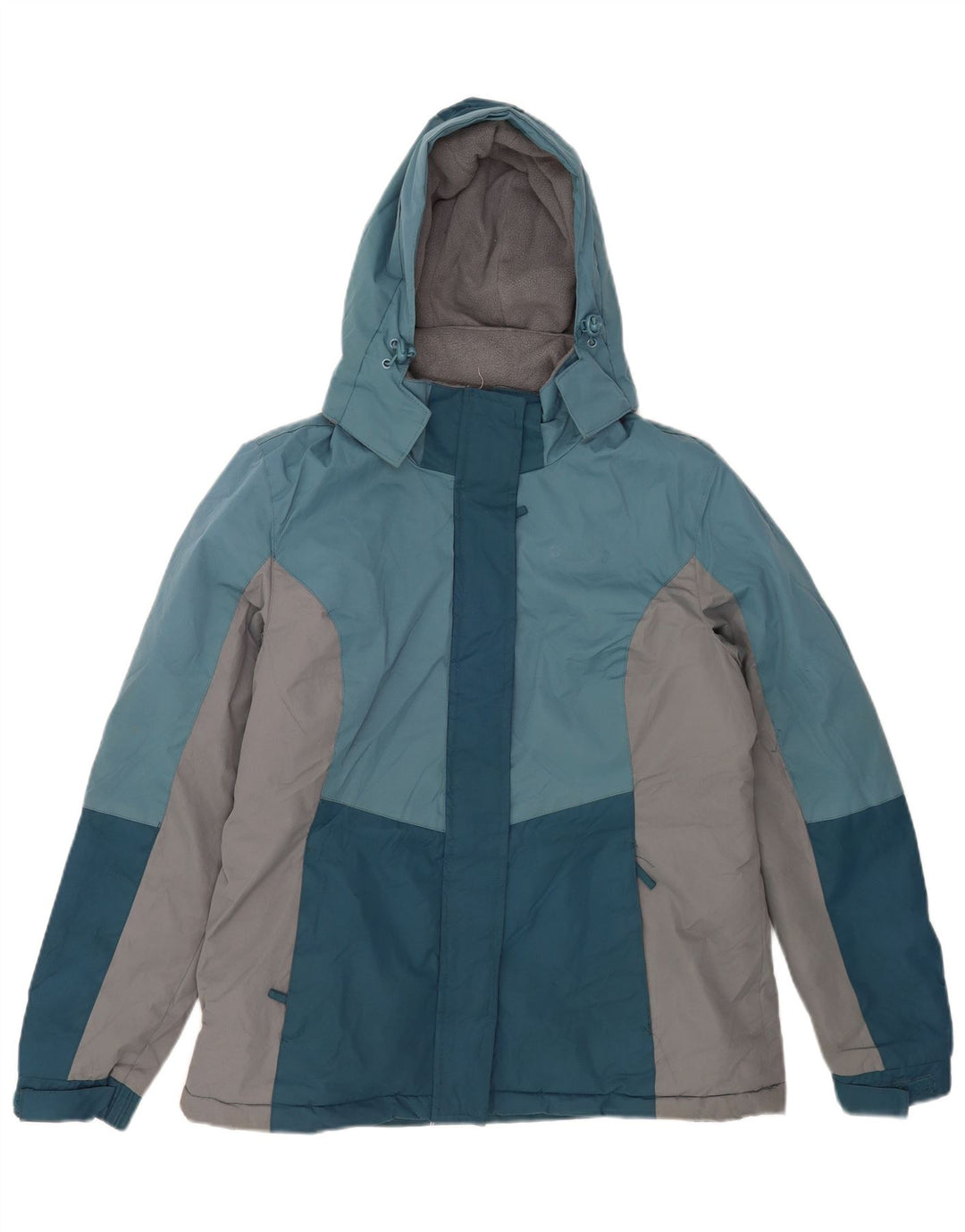 Mountain Warehouse Γυναικείο μπουφάν σκι με κουκούλα UK 14 Large Blue Colourblock