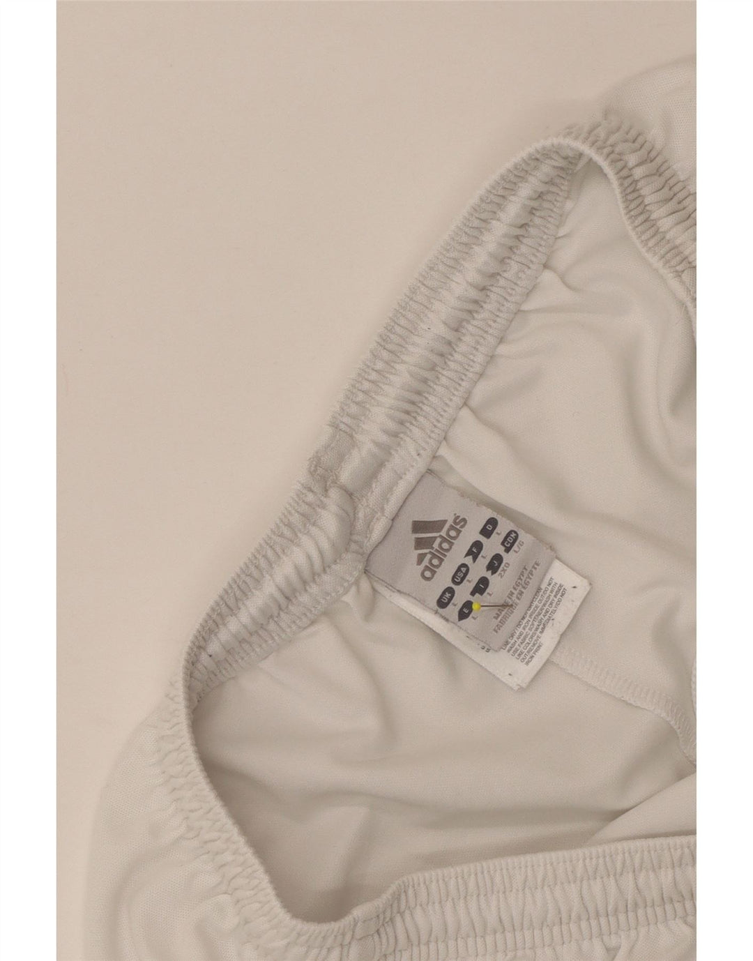 Ανδρικό σορτς ADIDAS Climalite Sport μεγάλο λευκό πολυεστέρα