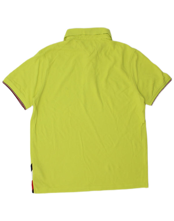 TOMMY HILFIGER Ανδρικό πουκάμισο Polo Slim Fit XL κίτρινο βαμβακερό