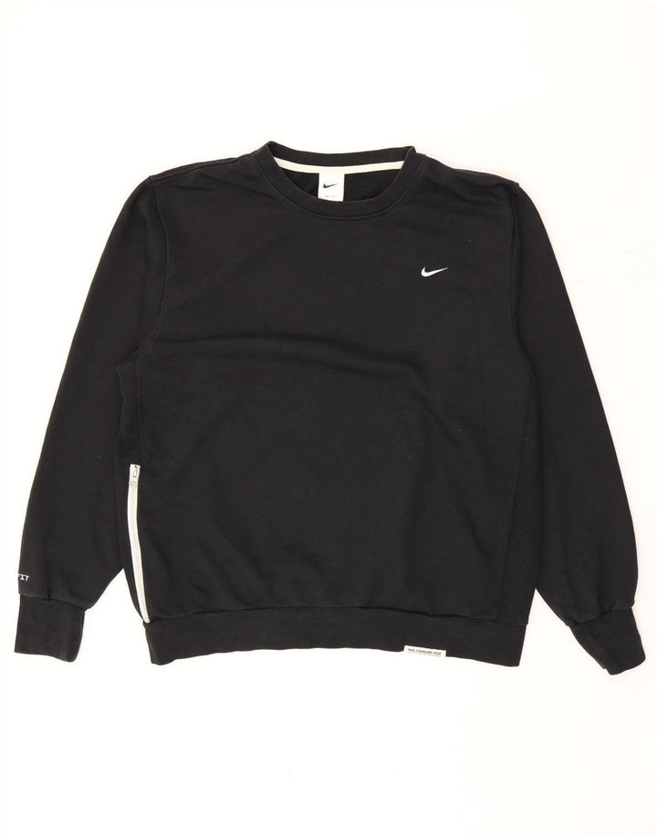 Ανδρικό φούτερ Nike Jumper μεγάλο μαύρο βαμβακερό