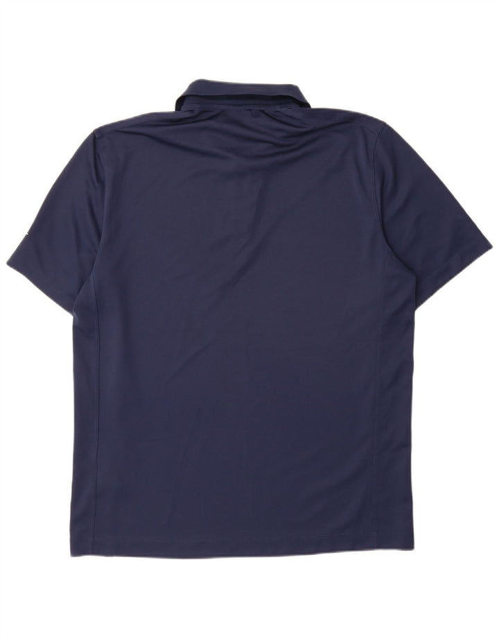 Ανδρικό μπλουζάκι Nike Dri Fit Polo με μεγάλο μπλε ναυτικό πολυεστέρα
