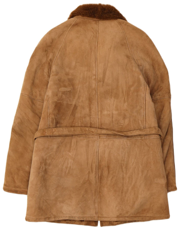Vintage Ανδρικό Πανωφόρι Shearling IT 48 Medium Beige