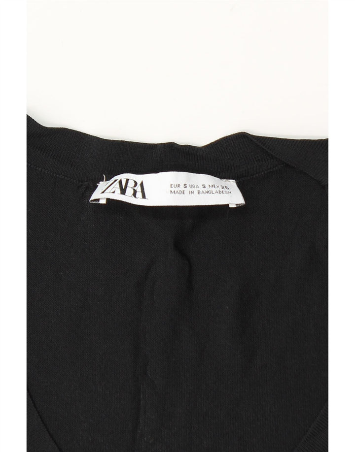 Zara Γυναικείο Γιλέκο Τοπ UK 8 Small Black