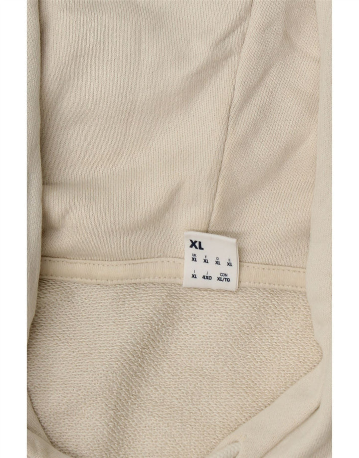 REEBOK Ανδρικό Hoodie Jumper XL Λευκό βαμβακερό