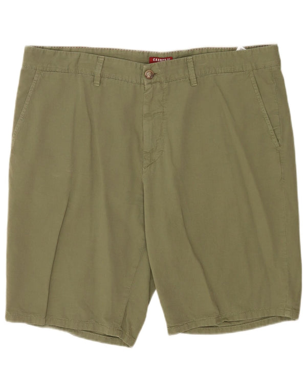Carrera Ανδρικό σορτς Chino με κανονική εφαρμογή W38 XL Πράσινο βαμβακερό