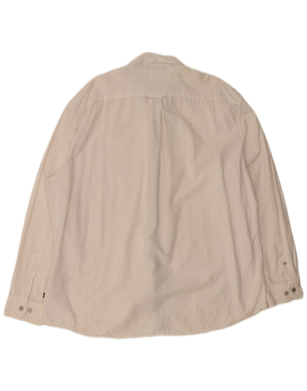 Nautica Ανδρικό πουκάμισο Classic Fit 2XL Λευκό βαμβακερό