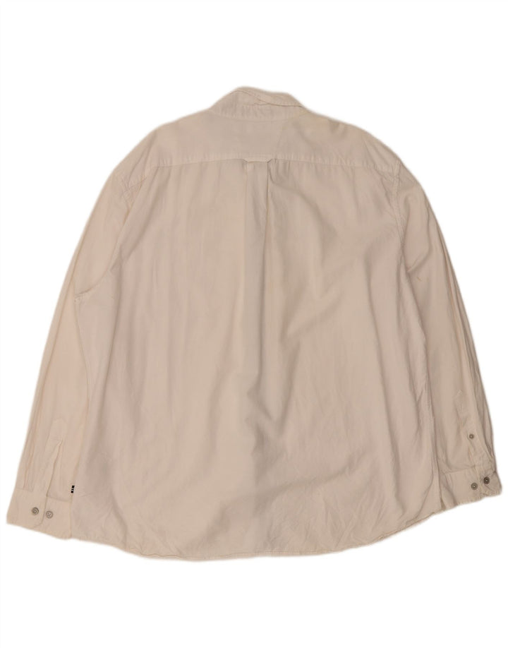 Nautica Ανδρικό πουκάμισο Classic Fit 2XL Λευκό βαμβακερό