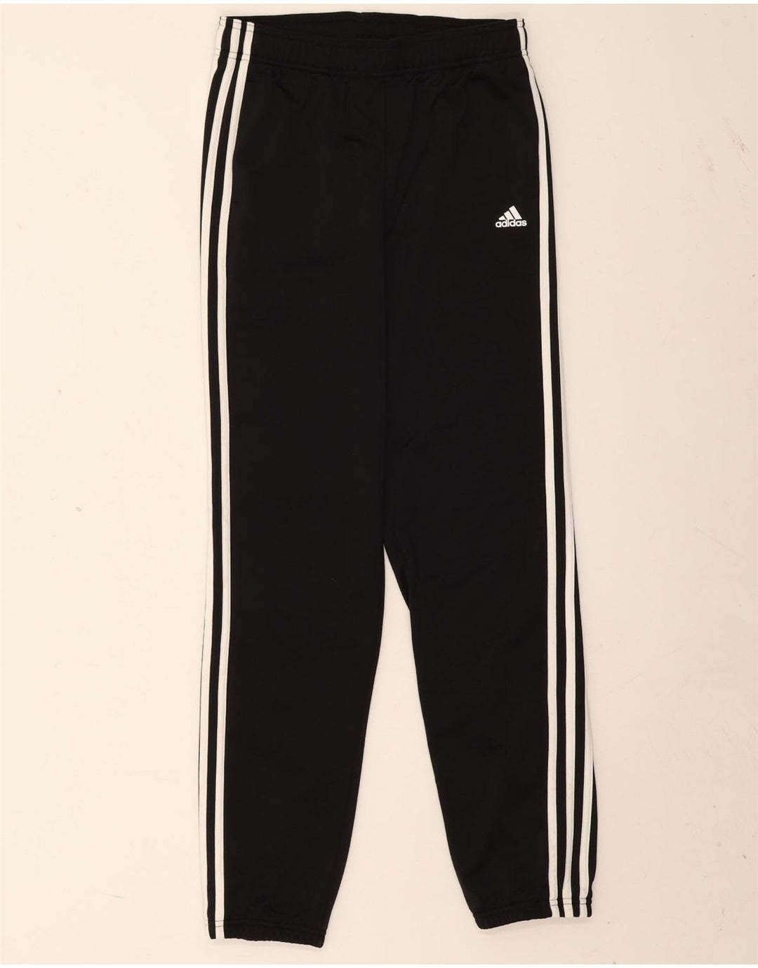 Παντελόνι αθλητικής φόρμας Adidas Boys 13-14 ετών μαύρο ψαροκόκκαλο πολυεστέρα