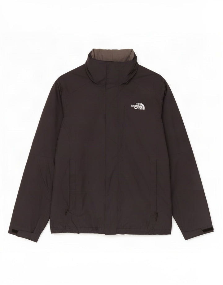 Ανδρικό μπουφάν βροχής με κουκούλα North Face UK 38 Medium Black Polyester