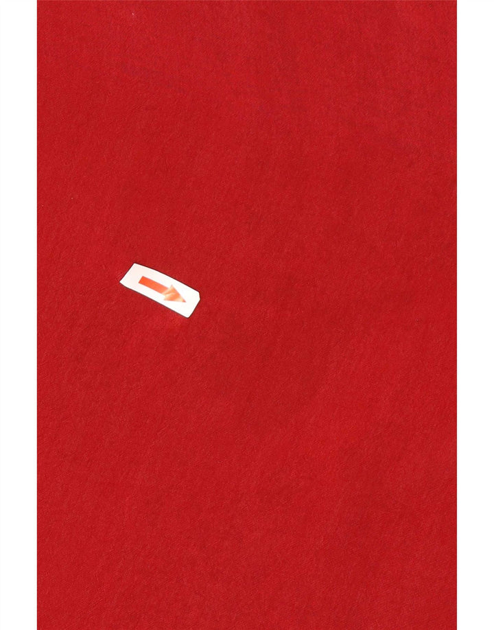 Cos Γυναικείο μακρυμάνικο φαρδύ φόρεμα Basic EU 36 Small Red Cupro
