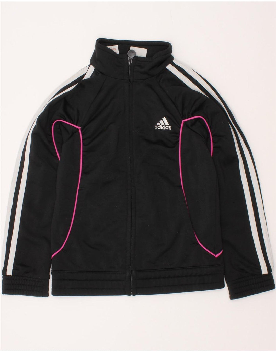 Κορίτσια αθλητική φόρμα Adidas Top Jacket 5-6 Years Black Polyester