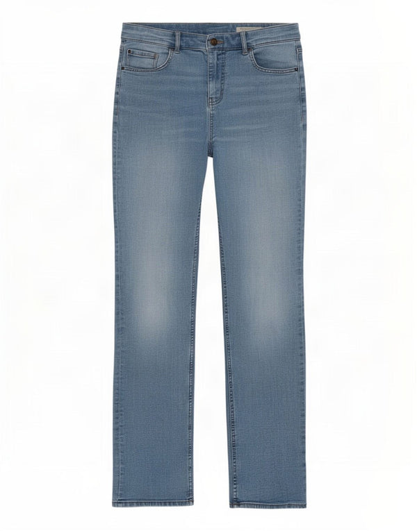 Marks & Spencer Womens The Sienna Straight Jeans UK 12 Medium W30 L31 Blue