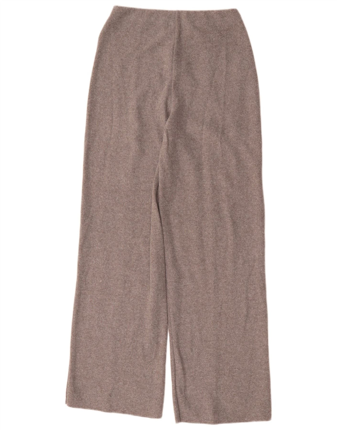 Zara Γυναικείο Πλεκτό Παντελόνι Loose Fit UK 10 Small Grey Polyester