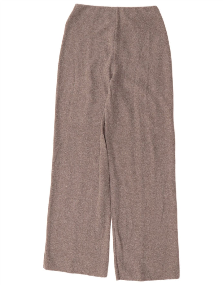 Zara Γυναικείο Πλεκτό Παντελόνι Loose Fit UK 10 Small Grey Polyester