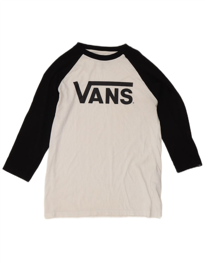 Vans Boys Graphic Top 3/4 Μανίκι 12-13 ετών Μεγάλο λευκό χρώμα