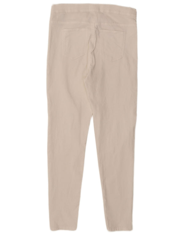 Marks & Spencer Γυναικεία Jegging Τζιν UK 12 Medium W32 L28 Λευκό βαμβακερό