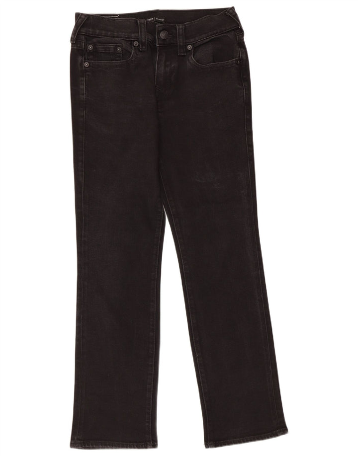 TRUE RELIGION Ανδρικό τζιν Ricky Relaxed Fit ίσιο W29 L30 μαύρο βαμβακερό