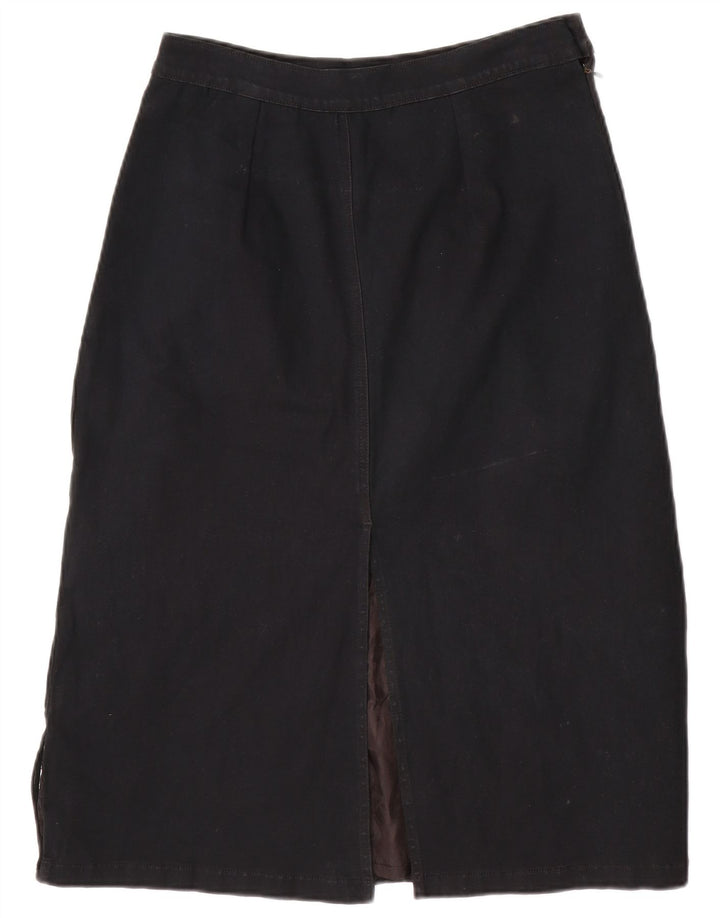 VINTAGE Γυναικεία Τζιν Φούστα W30 Μεσαία Μαύρη