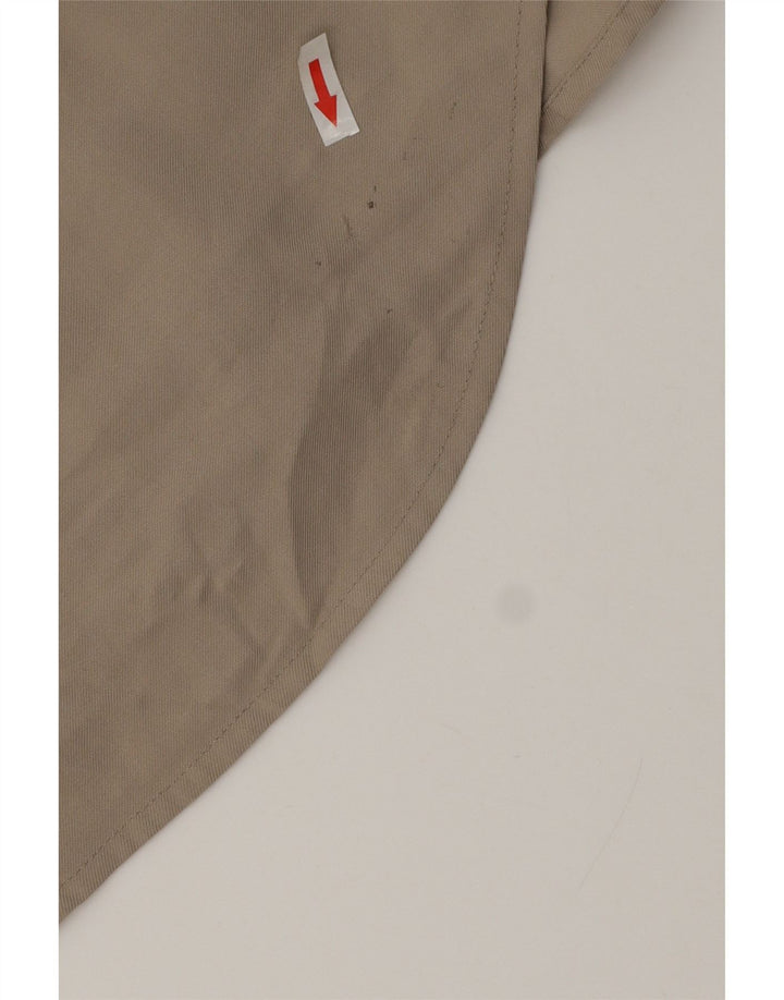Zara Γυναικείο πουκάμισο Oversized Φόρεμα UK 14 Medium Beige Viscose