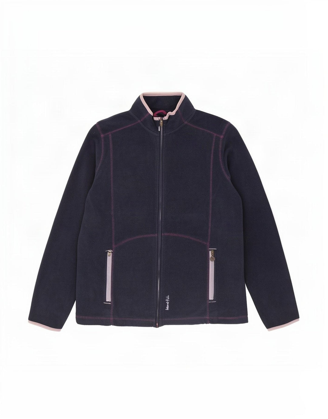 Weird Fish Γυναικείο Fleece Jacket UK 12 Medium Navy Blue Polyester
