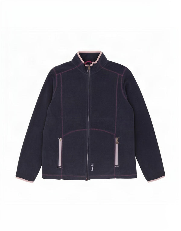 Weird Fish Γυναικείο Fleece Jacket UK 12 Medium Navy Blue Polyester