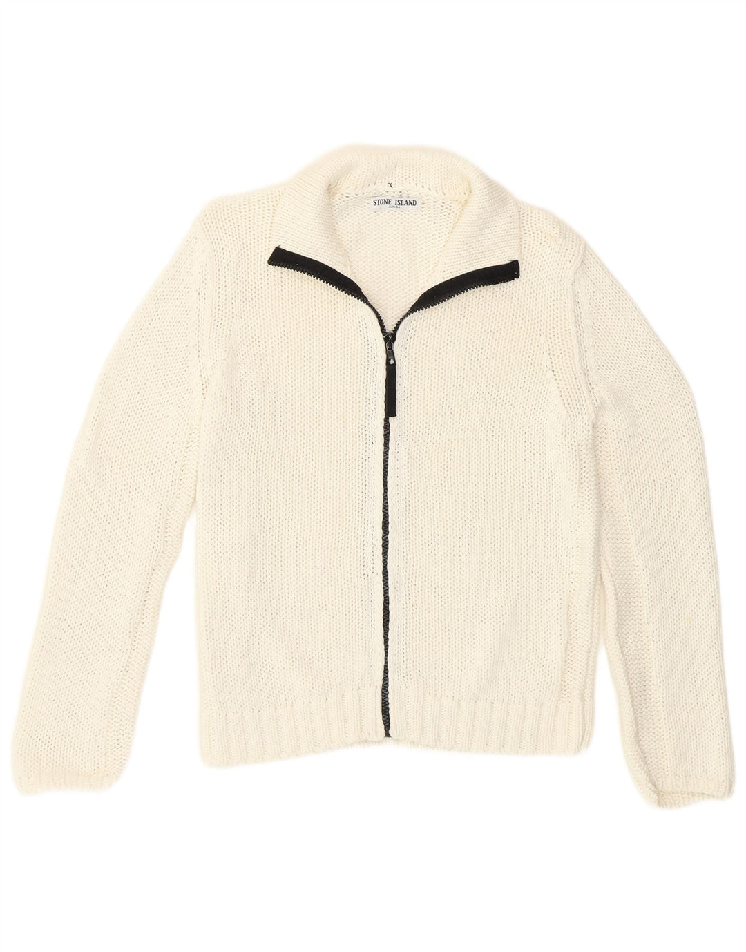 Πουλόβερ Stone Island Boys Cardigan 9-10 Years Off White