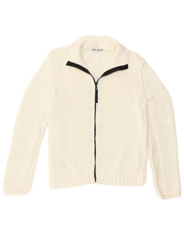 Πουλόβερ Stone Island Boys Cardigan 9-10 Years Off White