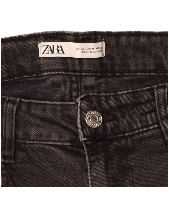 Ανδρικό τζιν σορτς ZARA EU 46 XL W36 Γκρι βαμβακερό