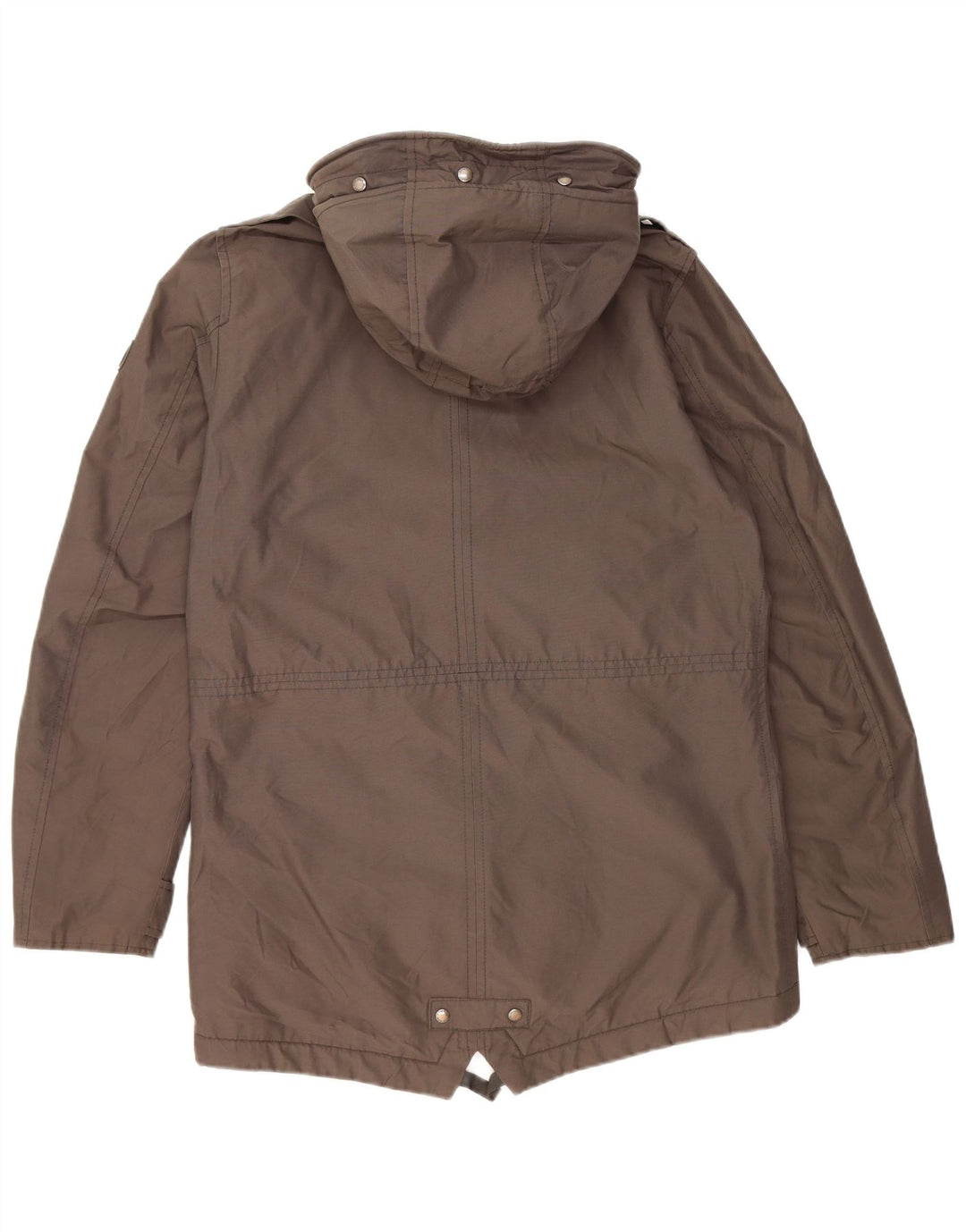 Ανδρικό μπουφάν Parka με κουκούλα WOOLRICH UK 38 μεσαίο καφέ βαμβακερό