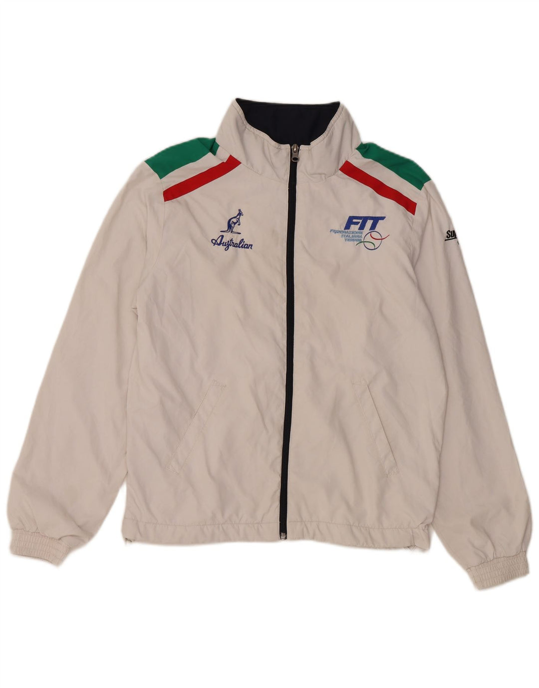 AUSTRALIAN L'ALPINA Ανδρική φόρμα Ιταλίας Top Jacket XS White Colourblock