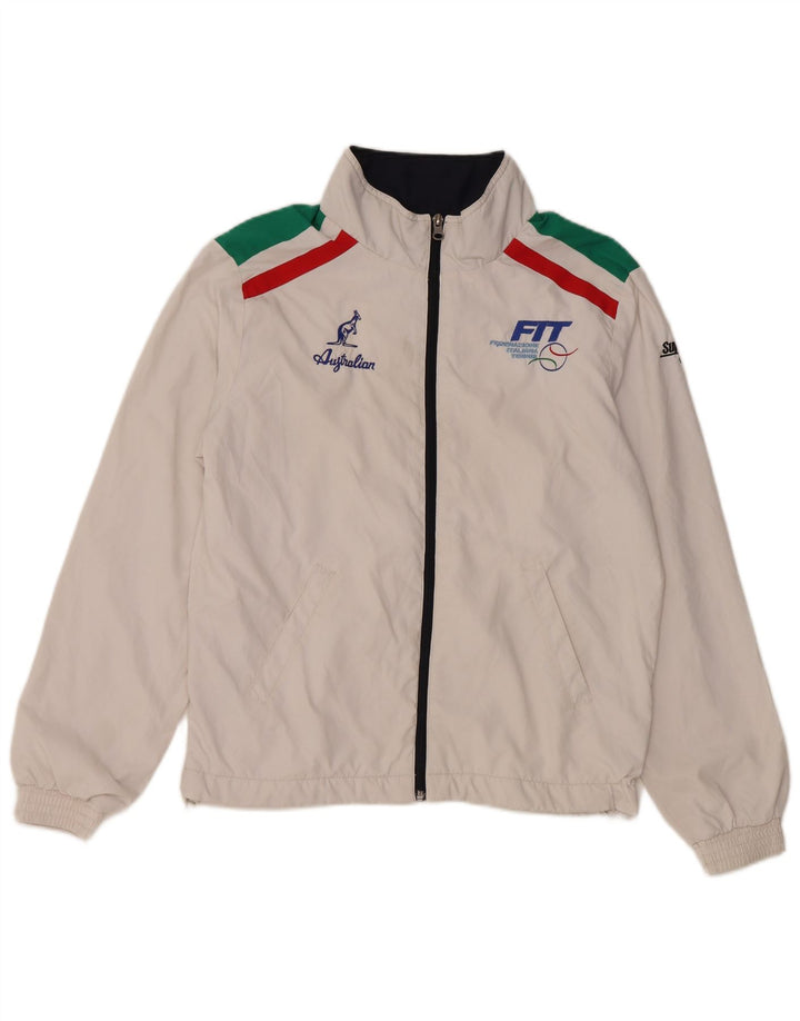 AUSTRALIAN L'ALPINA Ανδρική φόρμα Ιταλίας Top Jacket XS White Colourblock