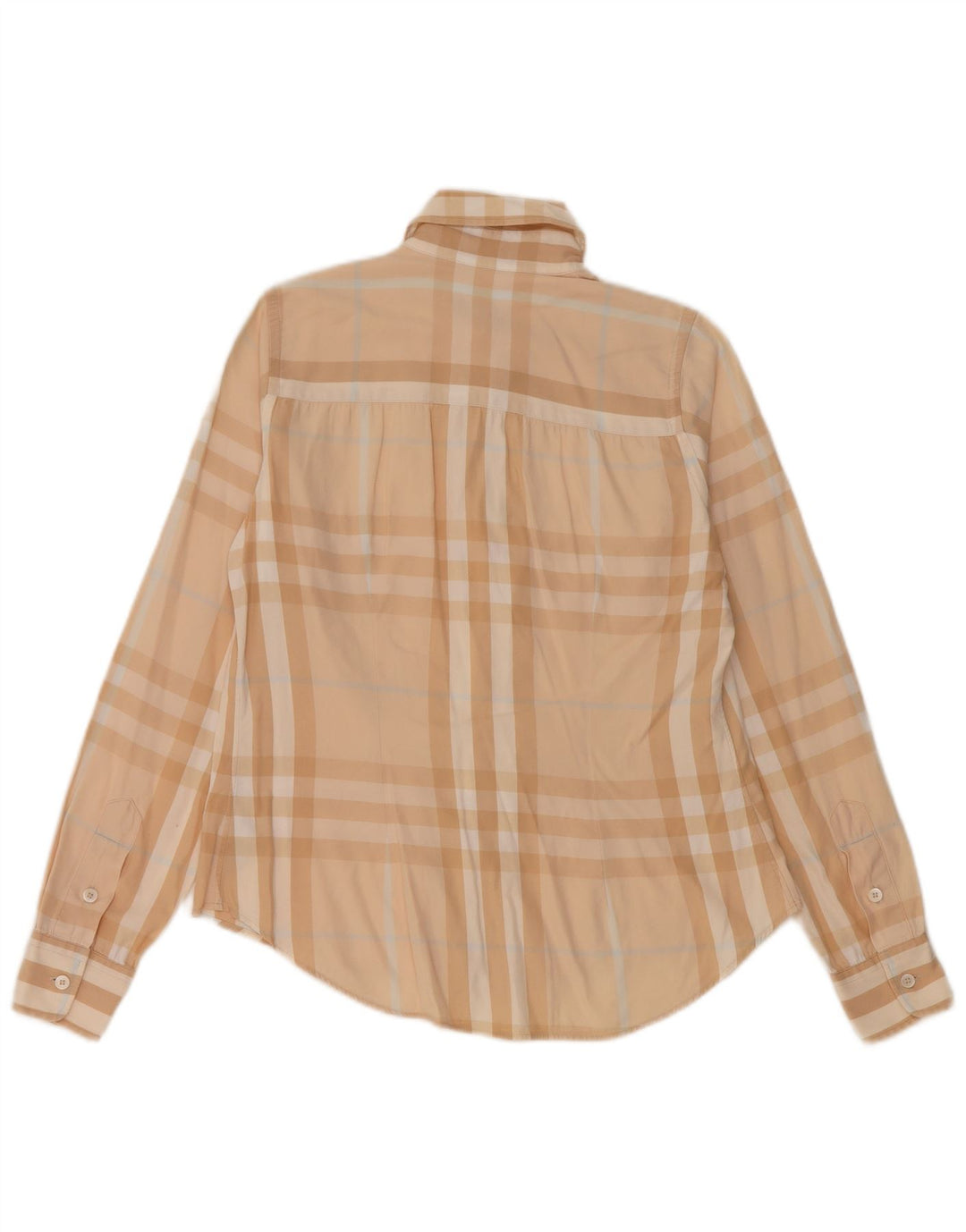 Γυναικείο πουκάμισο BURBERRY UK 6 XS Beige Check Cotton
