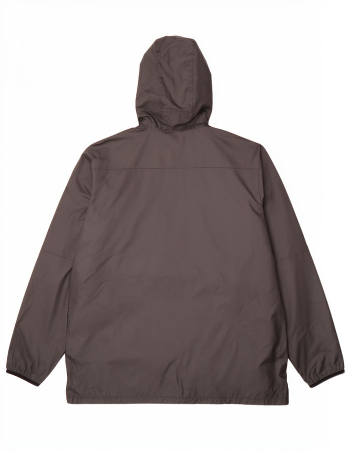 Ανδρικό μπουφάν βροχής με κουκούλα Nike UK 42 XL μαύρο πολυεστέρα