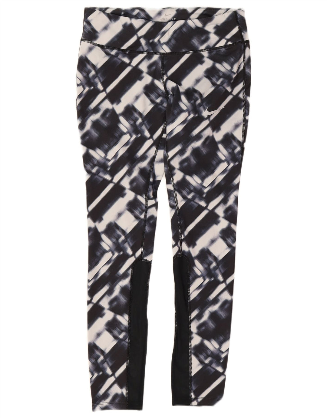 Γυναικεία κολάν Nike Dri Fit UK 12 Medium Navy Blue Geometric Polyester