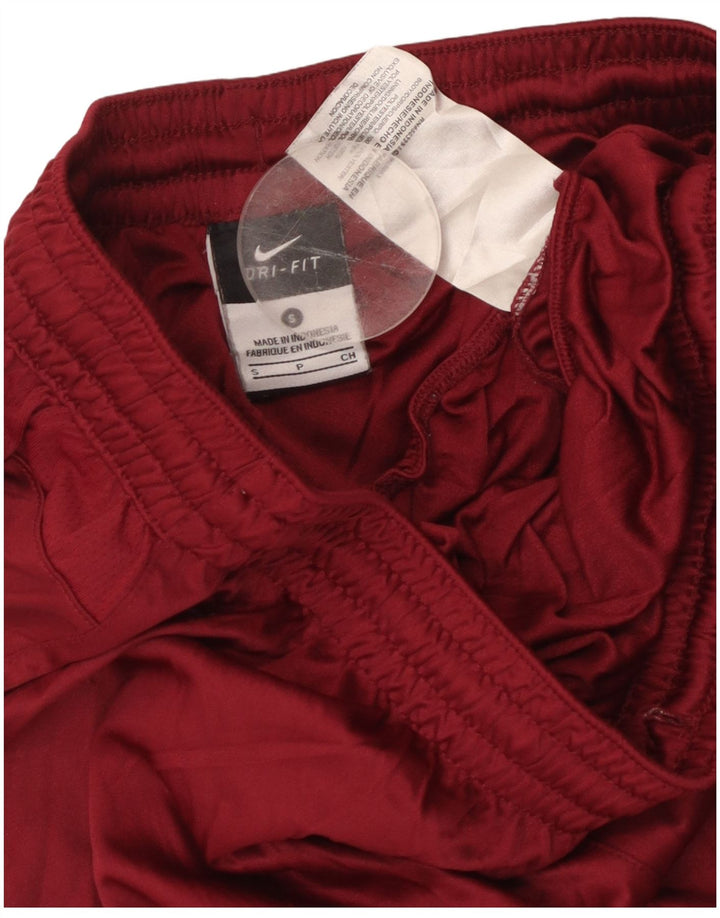 Γυναικείο αθλητικό σορτς NIKE Dri Fit UK 10 Small Maroon Polyester