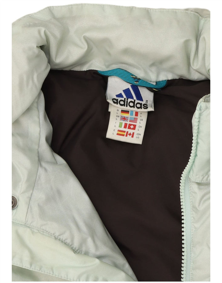 Adidas Ανδρικό γραφικό μπουφάν UK 40 Large Blue Polyester