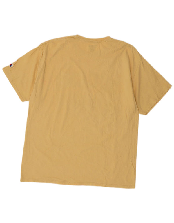 Ανδρικό γραφικό T-Shirt Champion Top XL Κίτρινο