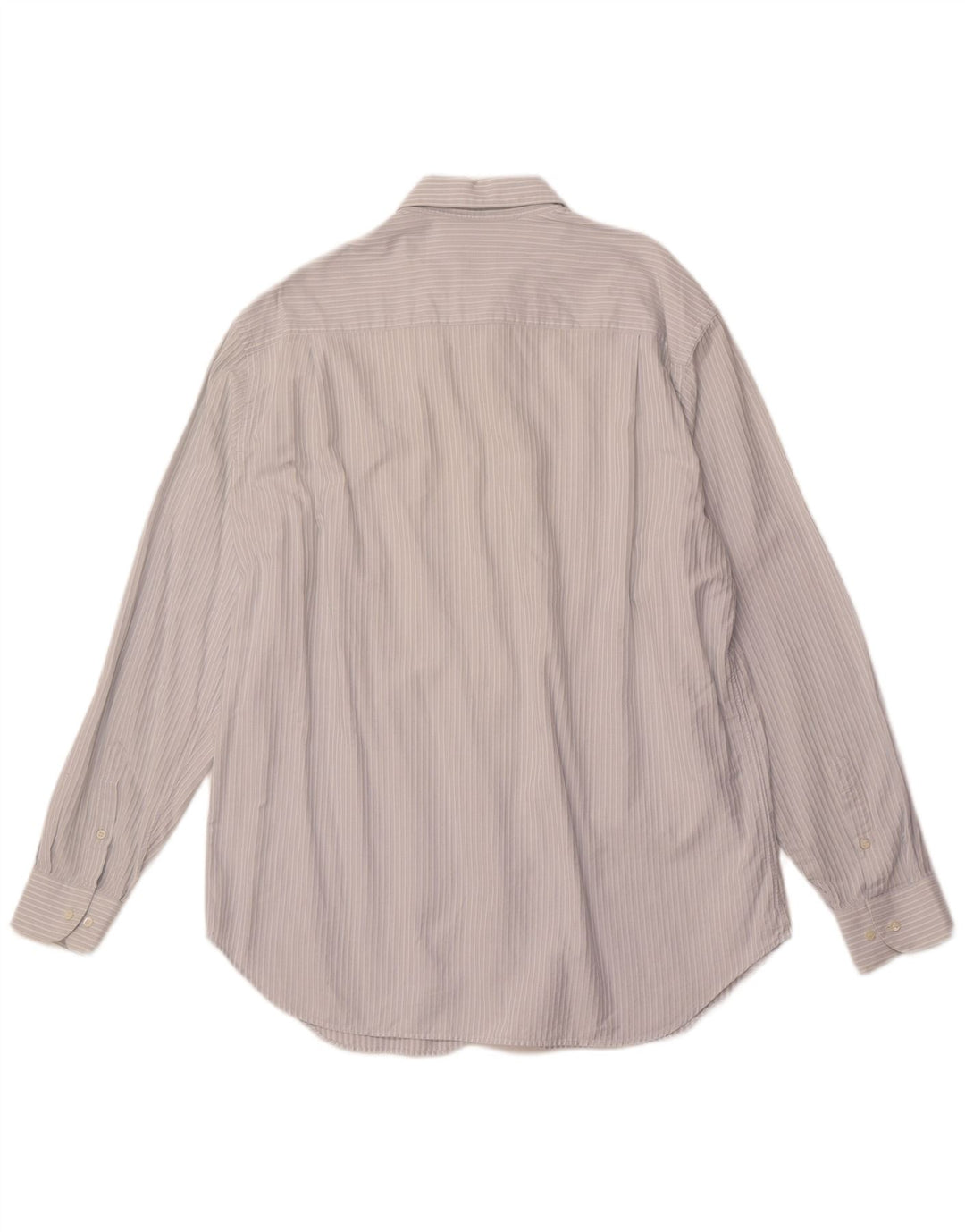 ARMANI COLLEZIONI Ανδρικό πουκάμισο μέγεθος 44 17 1/2 XL Μπλε ριγέ βαμβακερό