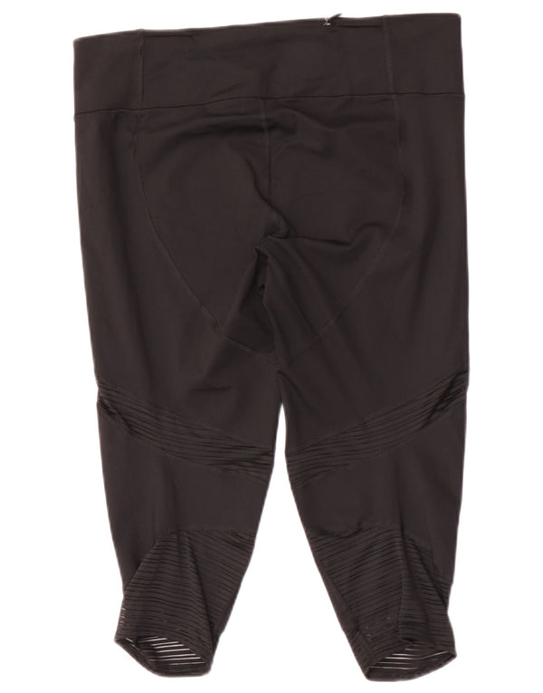Adidas Womens Aeroready Capri Leggings UK 16/18 Large Black