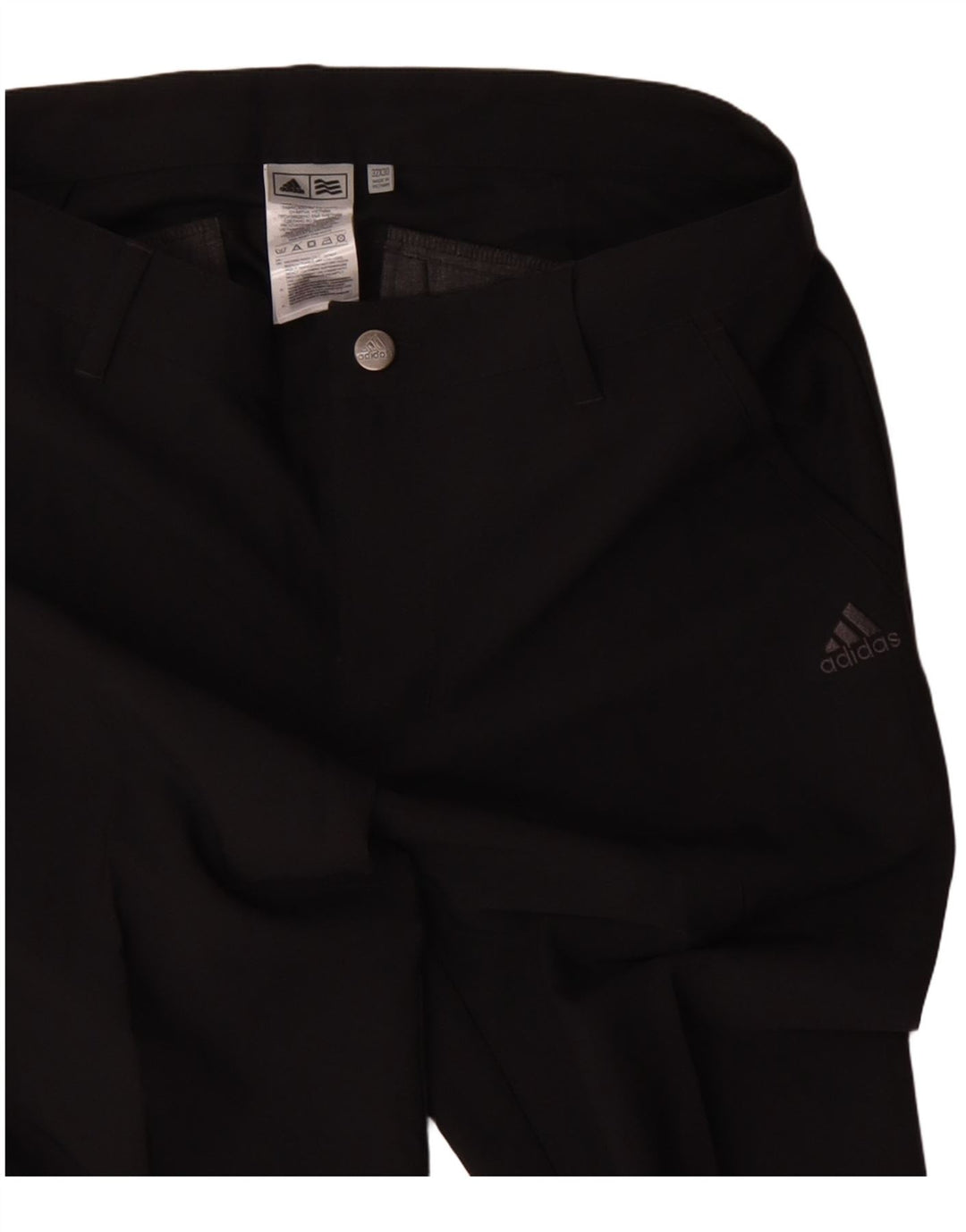 Ανδρικό Slim Chino Παντελόνι Adidas W32 L30 Μαύρο πολυεστέρα