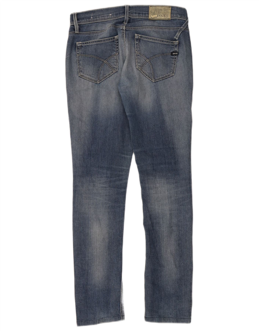 Gas Γυναικείο Slim Jeans W30 L30 Blue Cotton