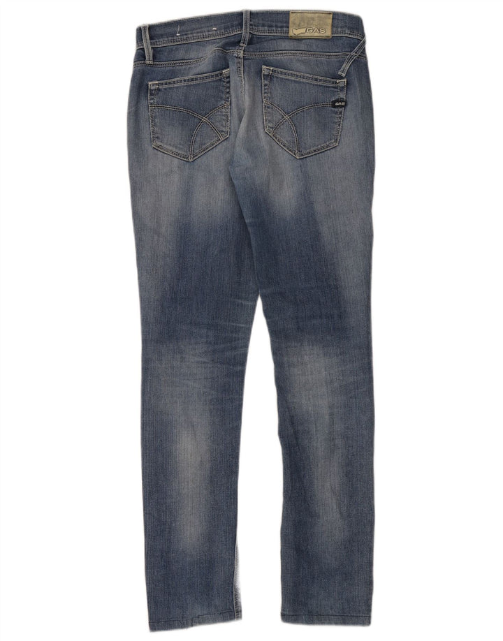 Gas Γυναικείο Slim Jeans W30 L30 Blue Cotton