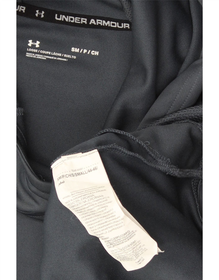 Under Armour Ανδρικό Hoodie Jumper Μικρός Γκρι Πολυεστέρας