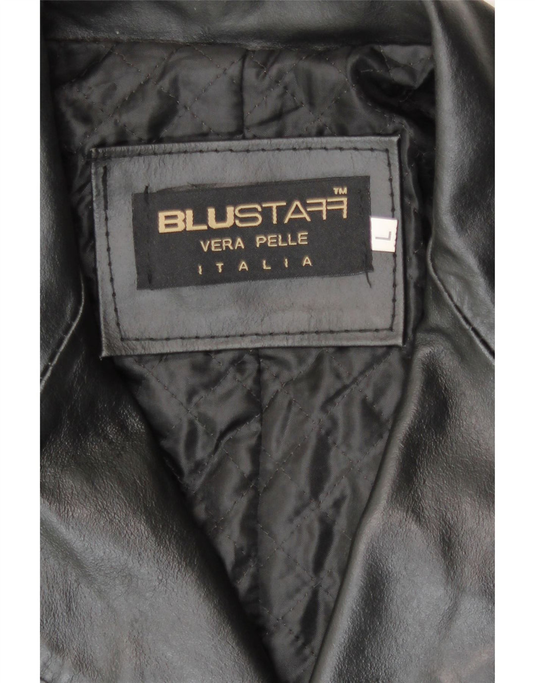 Blustaff Ανδρικό Δερμάτινο Παλτό UK 40 Large Black Leather